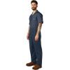 imageDickies Mens Short Sleeve Coverall  Zipper Front Work Jumpsuit for Mechanics Industrial Overall UniformDark Navy