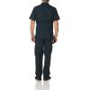 imageDickies Mens Short Sleeve Coverall  Zipper Front Work Jumpsuit for Mechanics Industrial Overall UniformDark Navy V1