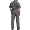 imageDickies Mens Short Sleeve Coverall  Zipper Front Work Jumpsuit for Mechanics Industrial Overall UniformGray V1