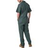 imageDickies Mens Short Sleeve Coverall  Zipper Front Work Jumpsuit for Mechanics Industrial Overall UniformLincoln Green