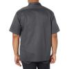 imageDickies Mens Short Sleeve Flex Work Shirt  Mechanic ampamp Construction Button Down Shirt Durable TwillCharcoal V1