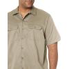imageDickies Mens Short Sleeve Flex Work Shirt  Mechanic ampamp Construction Button Down Shirt Durable TwillDesert Sand V1