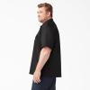 imageDickies Mens Short Sleeve Work Shirt  Durable Twill Button Down Shirts for Men Lightweight Uniform for Daily WearBlack