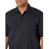 imageDickies Mens Short Sleeve Work Shirt  Durable Twill Button Down Shirts for Men Lightweight Uniform for Daily WearBlack V1