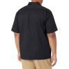 imageDickies Mens Short Sleeve Work Shirt  Durable Twill Button Down Shirts for Men Lightweight Uniform for Daily WearBlack V1