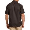 imageDickies Mens Short Sleeve Work Shirt  Durable Twill Button Down Shirts for Men Lightweight Uniform for Daily WearDark Brown V1