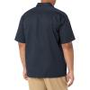 imageDickies Mens Short Sleeve Work Shirt  Durable Twill Button Down Shirts for Men Lightweight Uniform for Daily WearDark Navy V1