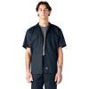 imageDickies Mens Short Sleeve Work Shirt  Durable Twill Button Down Shirts for Men Lightweight Uniform for Daily WearDark Navy V1
