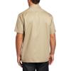 imageDickies Mens Short Sleeve Work Shirt  Durable Twill Button Down Shirts for Men Lightweight Uniform for Daily WearDesert Sand V1
