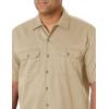 imageDickies Mens Short Sleeve Work Shirt  Durable Twill Button Down Shirts for Men Lightweight Uniform for Daily WearDesert Sand V1