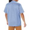 imageDickies Mens Short Sleeve Work Shirt  Durable Twill Button Down Shirts for Men Lightweight Uniform for Daily WearGulf Blue