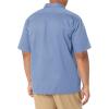 imageDickies Mens Short Sleeve Work Shirt  Durable Twill Button Down Shirts for Men Lightweight Uniform for Daily WearGulf Blue V1