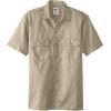 imageDickies Mens Short Sleeve Work Shirt  Durable Twill Button Down Shirts for Men Lightweight Uniform for Daily WearKhaki V1