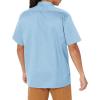 imageDickies Mens Short Sleeve Work Shirt  Durable Twill Button Down Shirts for Men Lightweight Uniform for Daily WearLight Blue