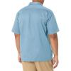 imageDickies Mens Short Sleeve Work Shirt  Durable Twill Button Down Shirts for Men Lightweight Uniform for Daily WearLight Blue V1