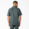 imageDickies Mens Short Sleeve Work Shirt  Durable Twill Button Down Shirts for Men Lightweight Uniform for Daily WearLincoln Green