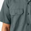 imageDickies Mens Short Sleeve Work Shirt  Durable Twill Button Down Shirts for Men Lightweight Uniform for Daily WearLincoln Green