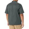 imageDickies Mens Short Sleeve Work Shirt  Durable Twill Button Down Shirts for Men Lightweight Uniform for Daily WearLincoln Green V1