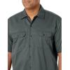 imageDickies Mens Short Sleeve Work Shirt  Durable Twill Button Down Shirts for Men Lightweight Uniform for Daily WearLincoln Green V1