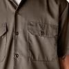 imageDickies Mens Short Sleeve Work Shirt  Durable Twill Button Down Shirts for Men Lightweight Uniform for Daily WearMushroom