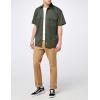 imageDickies Mens Short Sleeve Work Shirt  Durable Twill Button Down Shirts for Men Lightweight Uniform for Daily WearOlive Green V1
