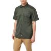 imageDickies Mens Short Sleeve Work Shirt  Durable Twill Button Down Shirts for Men Lightweight Uniform for Daily WearOlive Green V1