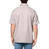 imageDickies Mens Short Sleeve Work Shirt  Durable Twill Button Down Shirts for Men Lightweight Uniform for Daily WearSilver