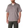imageDickies Mens Short Sleeve Work Shirt  Durable Twill Button Down Shirts for Men Lightweight Uniform for Daily WearSilver Gray