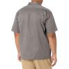 imageDickies Mens Short Sleeve Work Shirt  Durable Twill Button Down Shirts for Men Lightweight Uniform for Daily WearSilver Gray