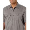 imageDickies Mens Short Sleeve Work Shirt  Durable Twill Button Down Shirts for Men Lightweight Uniform for Daily WearSilver Gray