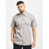 imageDickies Mens Short Sleeve Work Shirt  Durable Twill Button Down Shirts for Men Lightweight Uniform for Daily WearSilver Gray V1