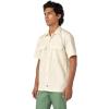 imageDickies Mens Short Sleeve Work Shirt  Durable Twill Button Down Shirts for Men Lightweight Uniform for Daily WearStone Whitecap Grey