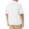 imageDickies Mens Short Sleeve Work Shirt  Durable Twill Button Down Shirts for Men Lightweight Uniform for Daily WearWhite V1