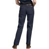 imageDickies Womens Original 774 Work Pants  Low Rise Slim Fit Stretch Business Casual ampamp Utility PantsDark Navy V1