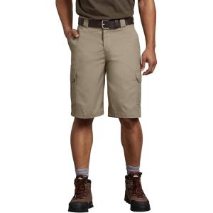 imageDickies Mens 11 Inch Regular Fit Stretch Twill Cargo ShortDesert Sand V1