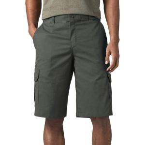imageDickies Mens 13 Inch Relaxed Fit Stretch Twill Cargo ShortOlive Green V1