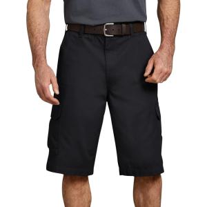 imageDickies Mens Big 13 Inch Loose Fit Twill Cargo ShortBlack V1