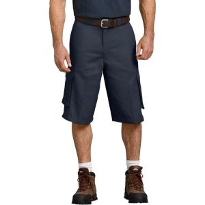 imageDickies Mens Big 13 Inch Loose Fit Twill Cargo ShortDark Navy V1