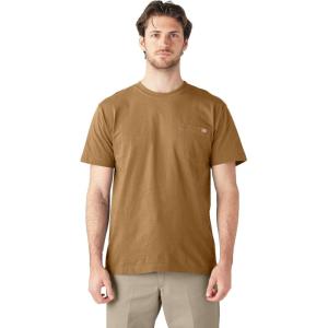 imageDickies Mens Big ampamp Tall Heavyweight Crew Neck Short Sleeve Tee BigTallBrown Duck