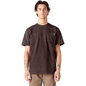 imageDickies Mens Big ampamp Tall Heavyweight Crew Neck Short Sleeve Tee BigTallChocolate