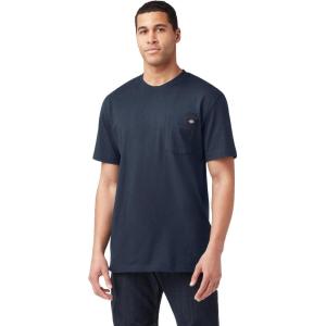 imageDickies Mens Big ampamp Tall Heavyweight Crew Neck Short Sleeve Tee BigTallDark Navy