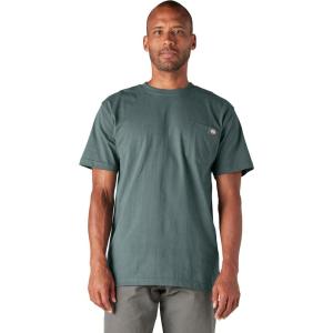 imageDickies Mens Big ampamp Tall Heavyweight Crew Neck Short Sleeve Tee BigTallLincoln Green