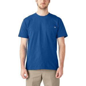 imageDickies Mens Big ampamp Tall Heavyweight Crew Neck Short Sleeve Tee BigTallRoyal Blue