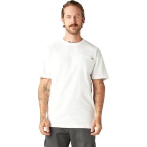 imageDickies Mens Big ampamp Tall Heavyweight Crew Neck Short Sleeve Tee BigTallWhite