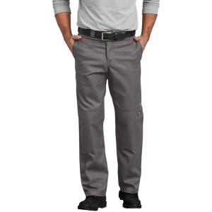 imageDickies Mens Flex Double Knee Work Pants  Regular Fit Utility Uniform Trousers for Men Durable for Jobsite or Office UseGravel Gray
