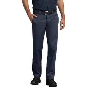 imageDickies Mens Flex Work Pant Slim Straight Fit BigDark Navy