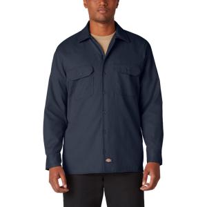 imageDickies Mens Long Sleeve Work ShirtDark Navy