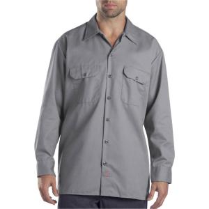 imageDickies Mens Long Sleeve Work ShirtSilver