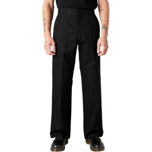 imageDickies Mens Loose Fit Double Knee Work Pants  Durable Twill Utility Trousers for Construction ampamp WarehouseBlack V1