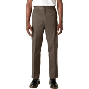 imageDickies Mens Original 874 Work Pants  Durable Straight Leg Uniform Trousers for Men Ideal for Industrial or Office UseBrown V1